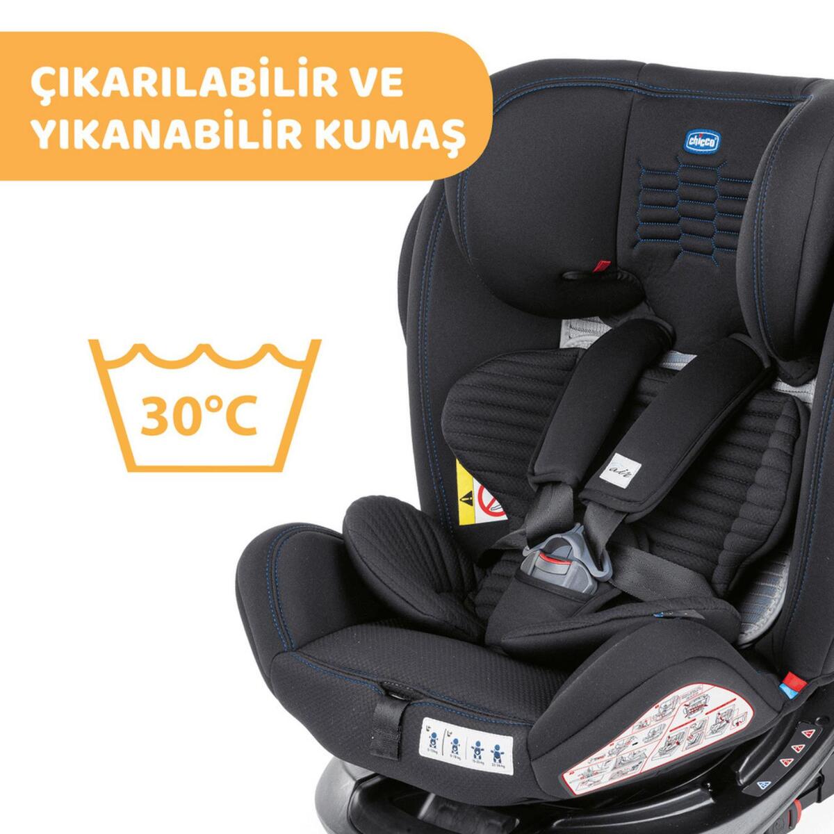 Chicco Unico Plus Baby Oto Koltuğu 0-36 Kg Black