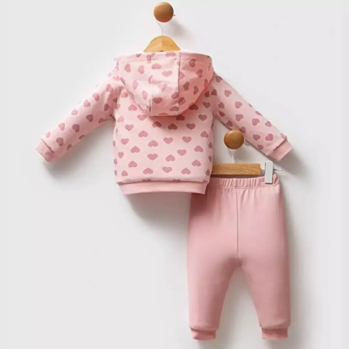 U.S. Polo 3lü Takım Açık Pembe