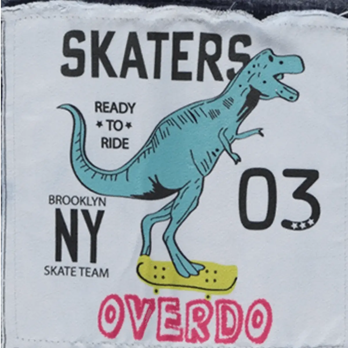 Overdo Gömlek Dinazor Baskılı Kot