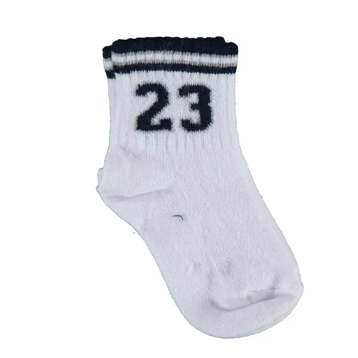 Bibaby Organik Çorap Soket Kısa Number Beyaz Bibaby Organik Çorap Soket Kısa Number Beyaz