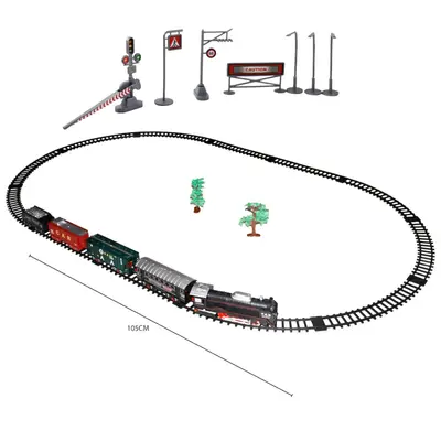 Vardem Kutulu 26 Parça Işıklı ve Sesli Classic Model Tren Set