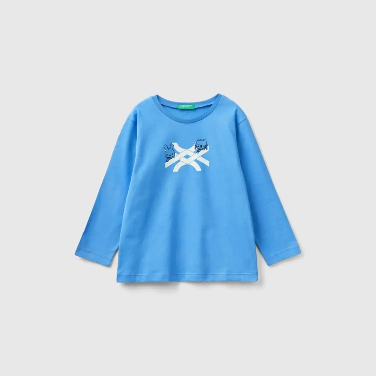 Benetton Sweatshirt Mavi