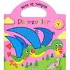 Çiçek Boya Ve Yapıştır Dinozorlar Pembe