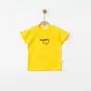 Bebolly T-shirt Happy Baskılı Sarı