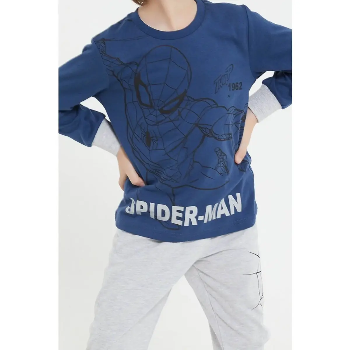 RolyPoly Spider Man Pijama Takımı Cobalt