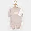 Bibaby Organik Tulum Takımı Tüllü Curly Sheep Bej