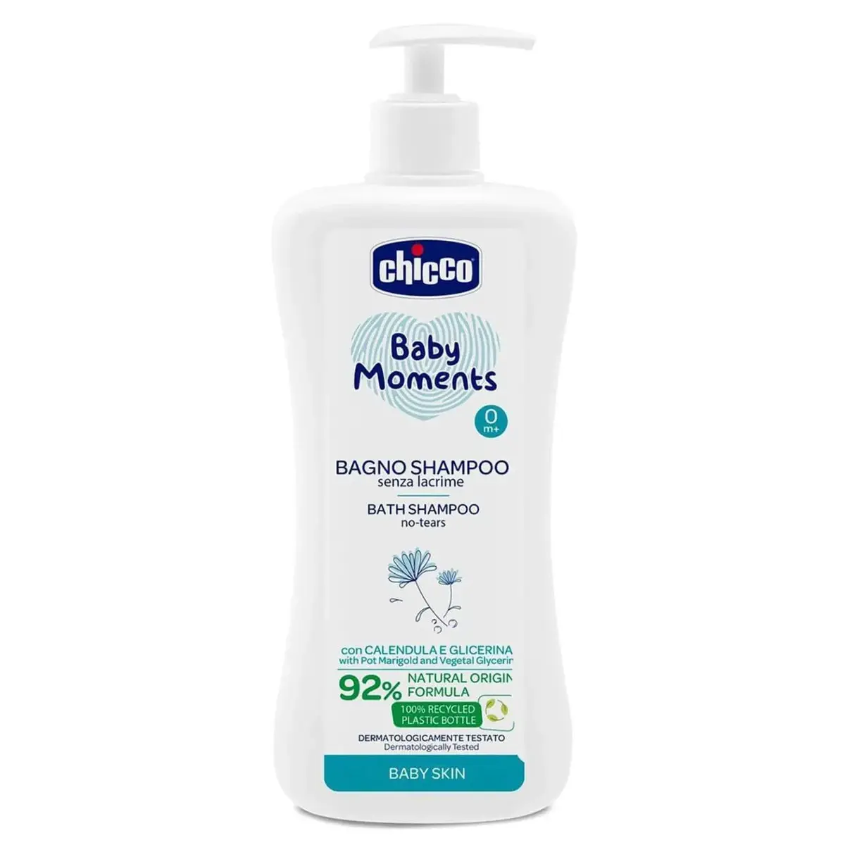 Chicco Baby Moments Doğal Göz Yakmayan Bebek Saç ve Vücut Şampuanı 750 ml Chicco Baby Moments Doğal Göz Yakmayan Bebek Saç ve Vücut Şampuanı 750 ml