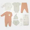 Bibaby Hastane Çıkışı 10lu Bimini Canvas Teach Me Kırmızı - Kahverengi - Mint