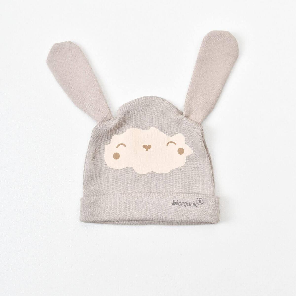 Bibaby Organik Şapka 2li Curly Sheep Bej