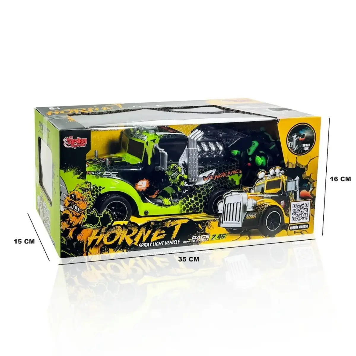 Vardem Uzaktan Kumandalı Full Fonksiyon Buhar Çıkartan Çekici Tır Kafası