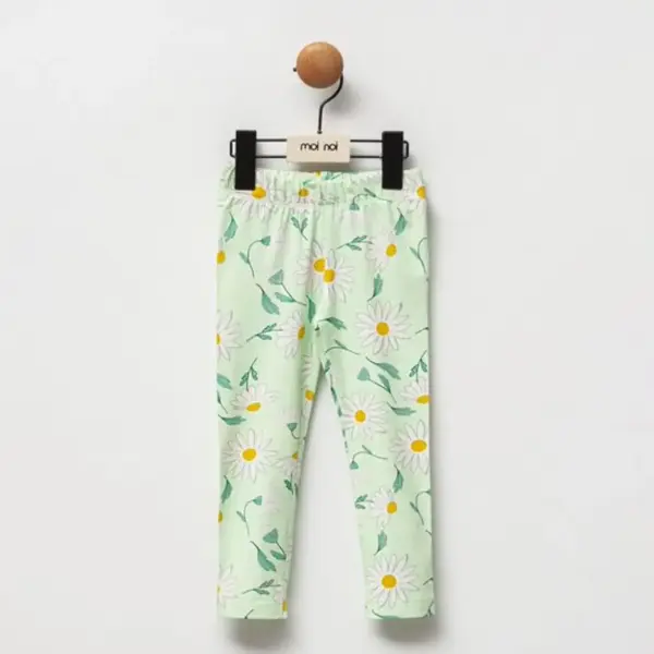 Moi Noi Tayt Baskılı Mint - Papatya