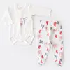 Bibaby Organik Zıbın Takımı Wild Flowers Coral