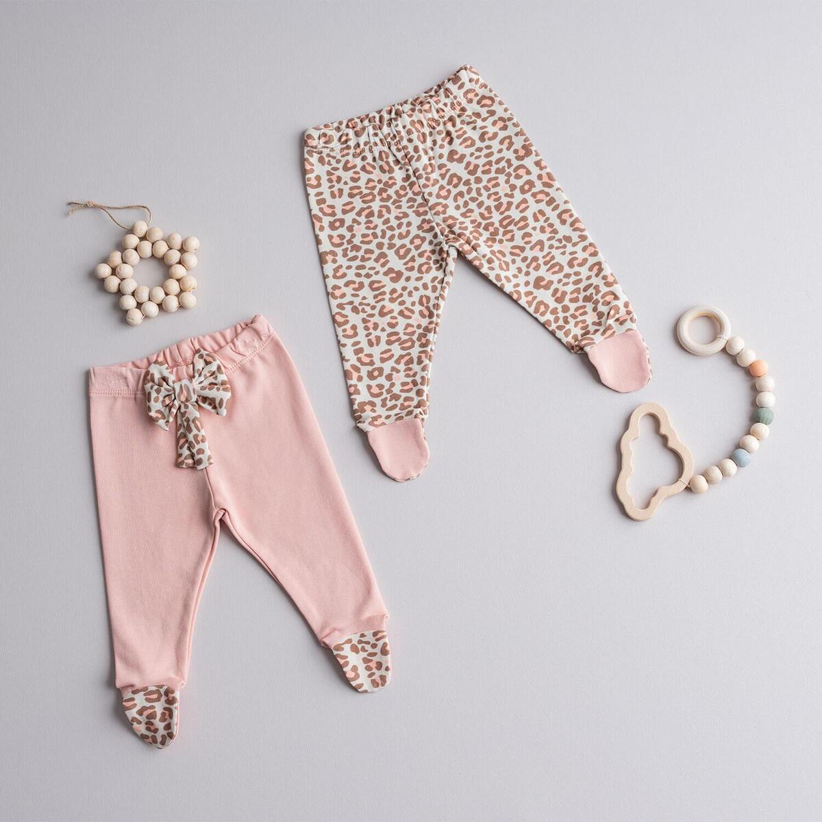 Tiffany Pantolon Patikli 2li Leopard Theme