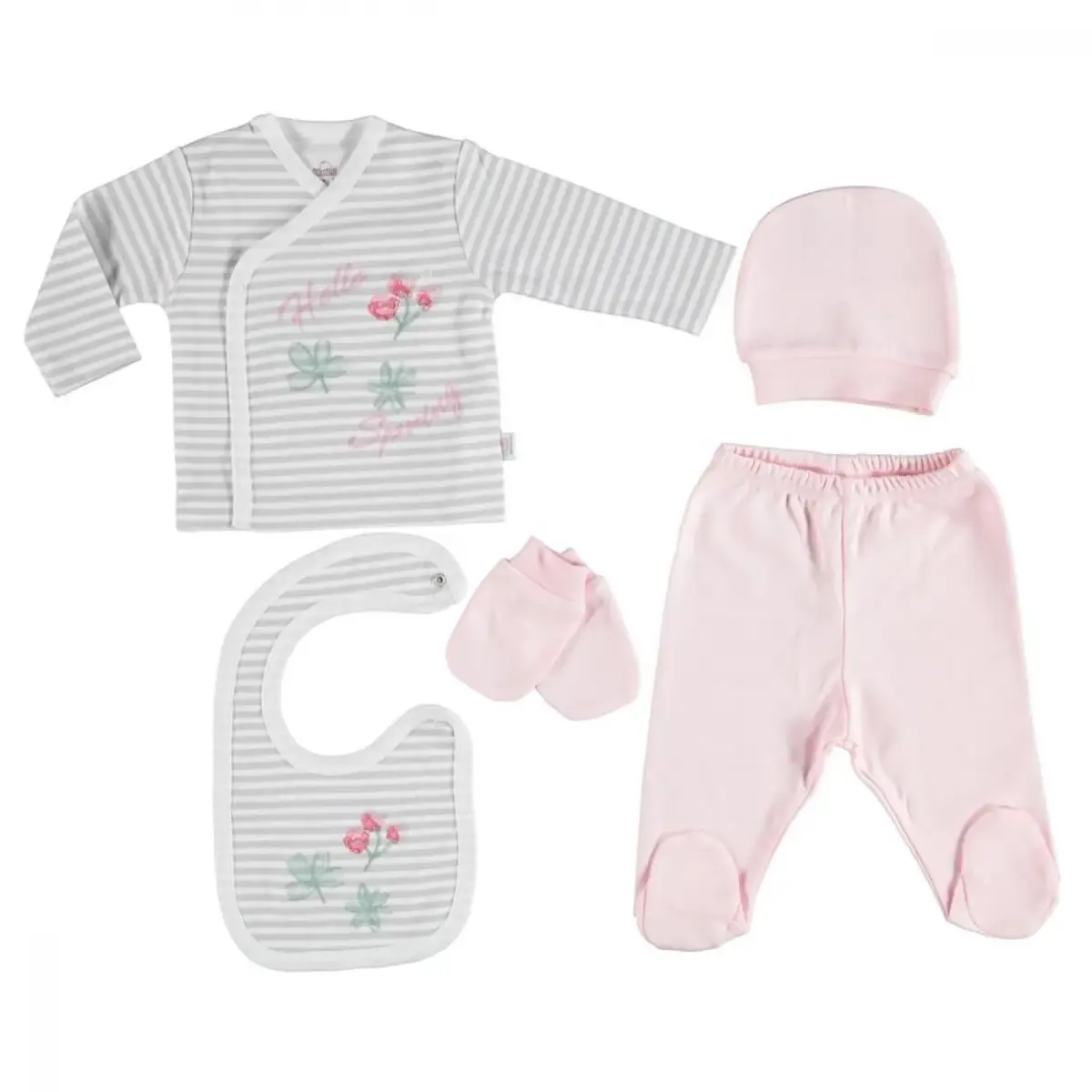 Bibaby Hastane Çıkışı 5li Bimini Hello Spring Pembe