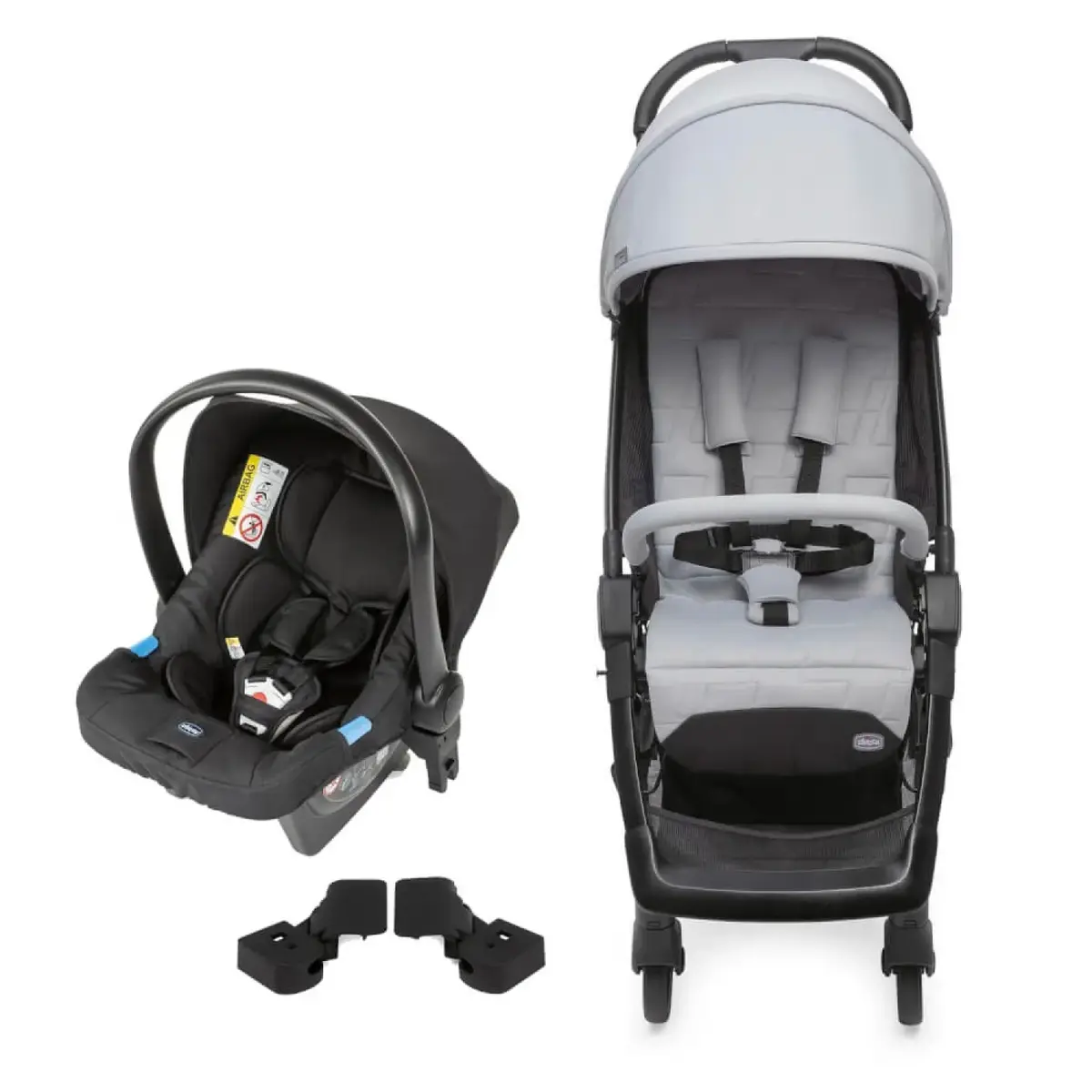 Chicco We Travel Sistem Bebek Arabası Cool Grey