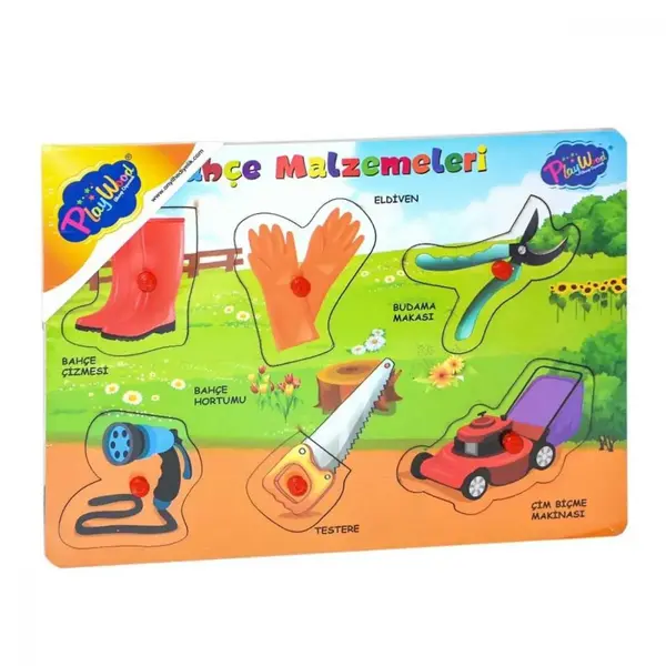 Playwood Ahşap Tutmalı Bahçe Malzemeleri