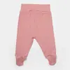 Bibaby Organik Pantolon Patikli Modal Nature Relax Mercan