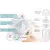 Nuk Silikon Emzikli Nature Sense PP Biberon 150 ml Beyaz