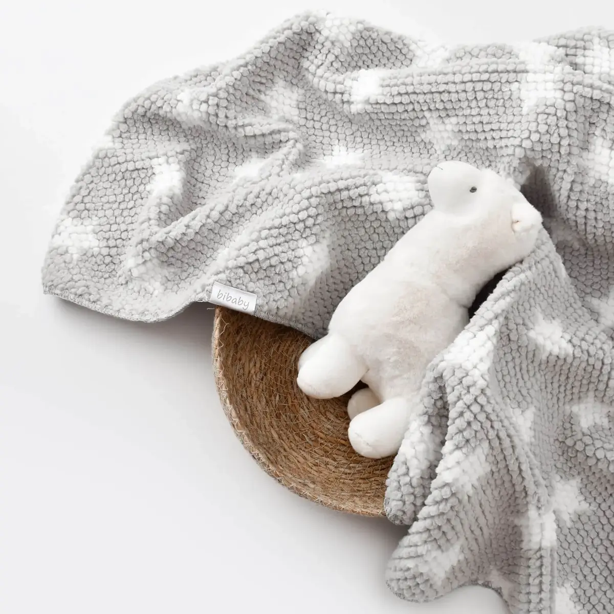 Bibaby Battaniye Star Joy Gri