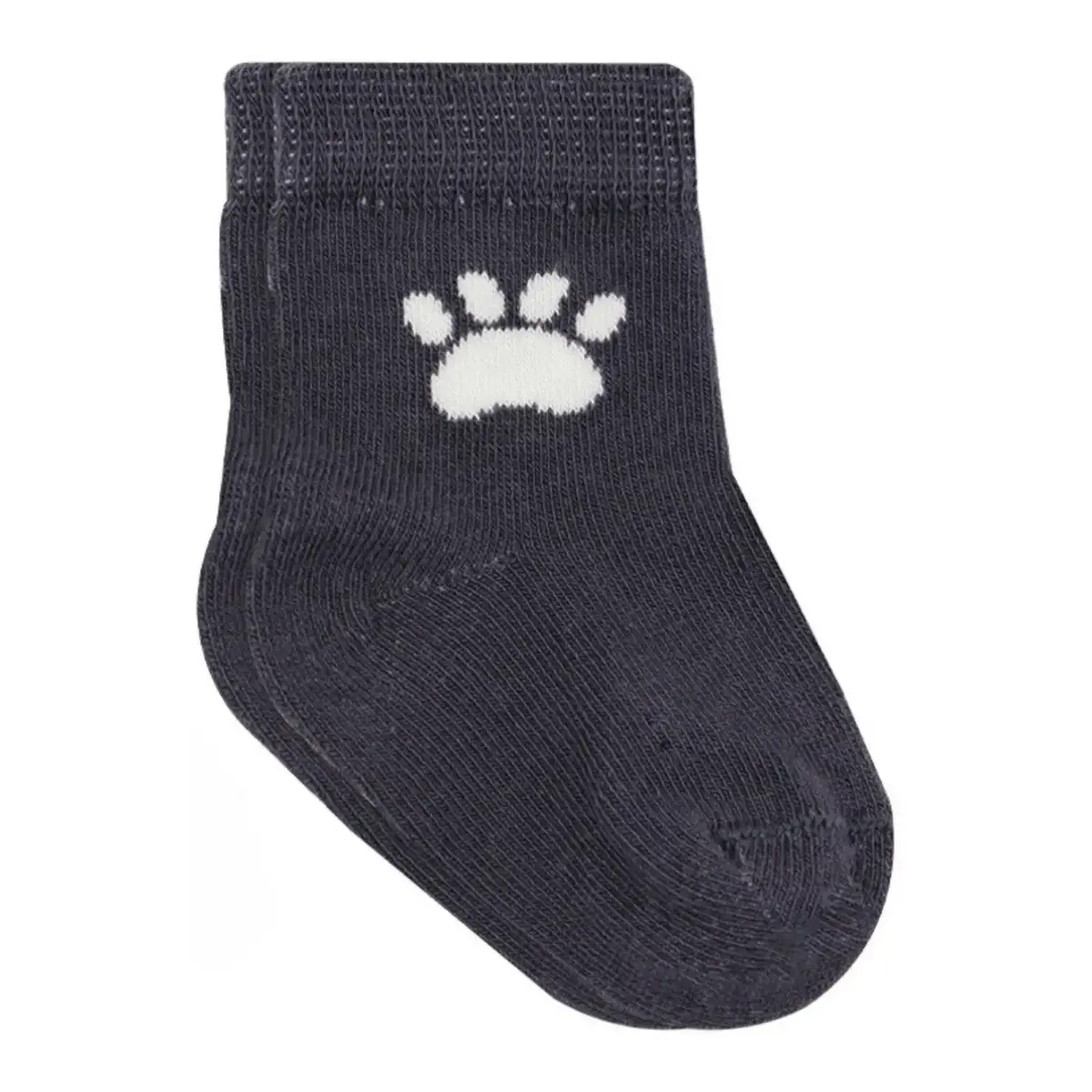 Bistyle Çorap Soket 2li Bear Penye Gri