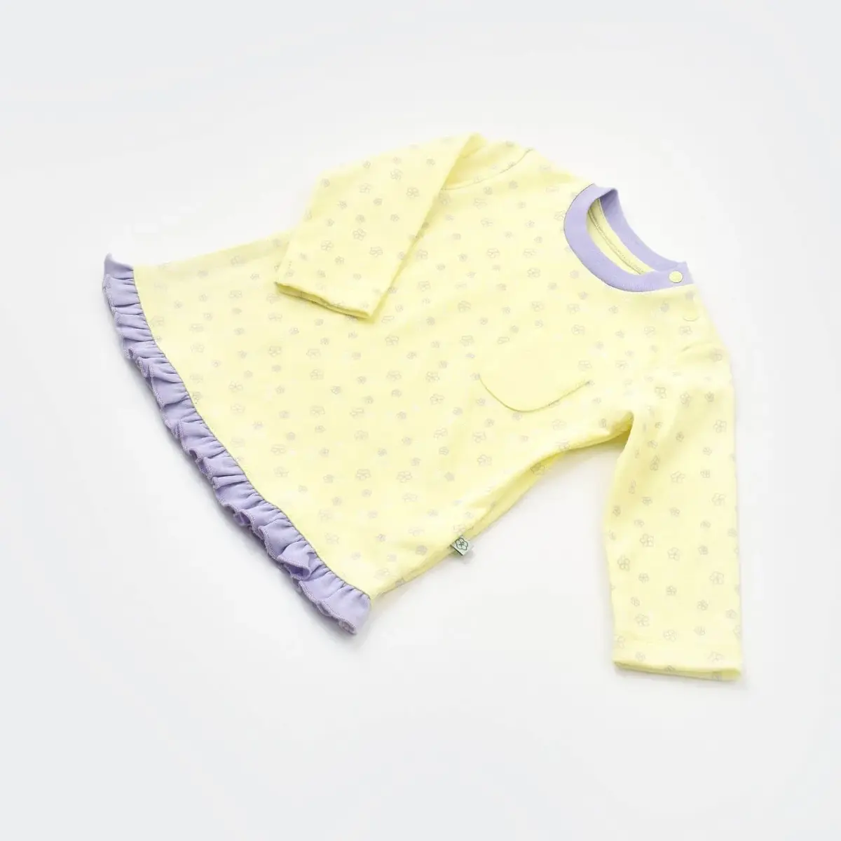 Bibaby Organik 2li Takım Love You Baby Sarı