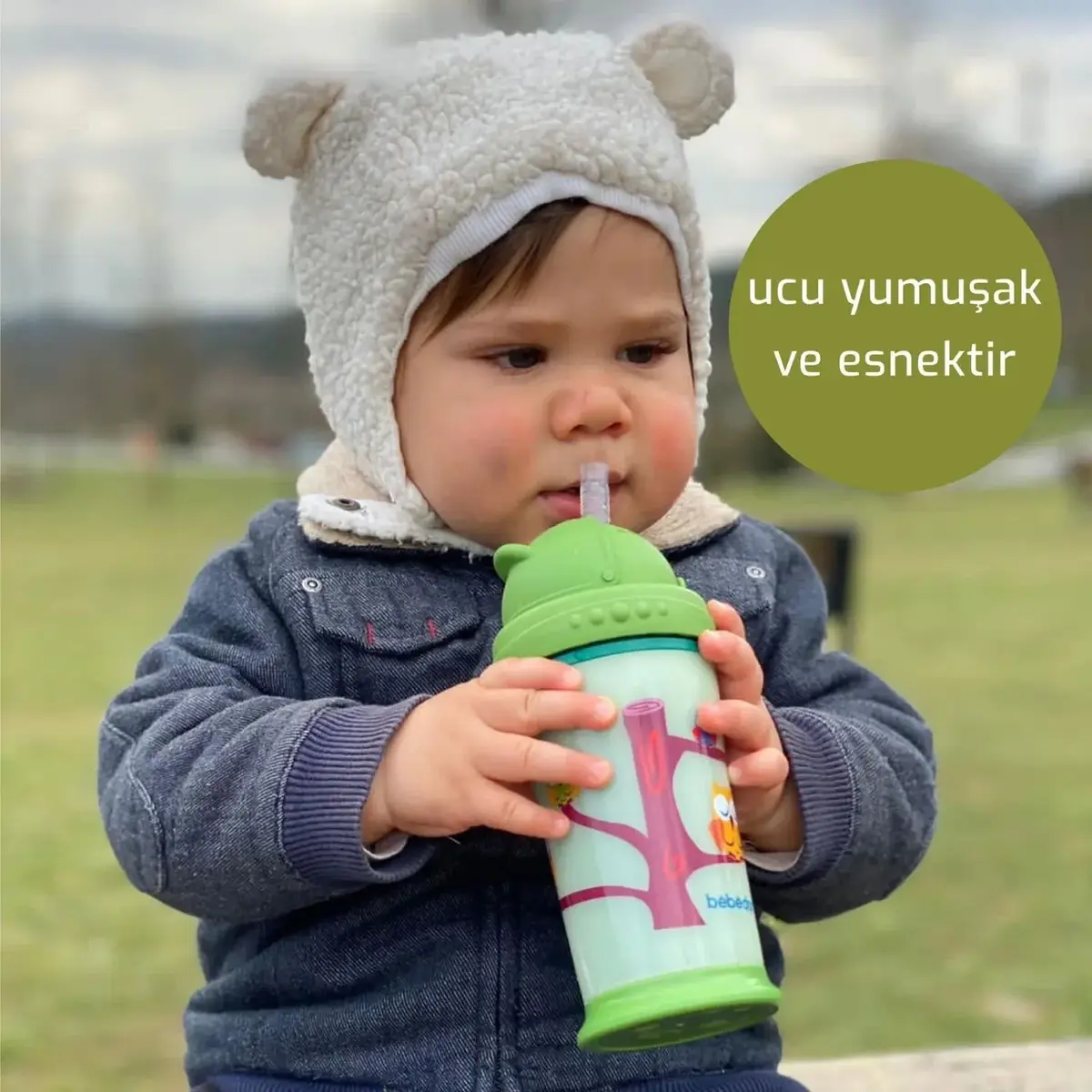 Bebedor Yalıtımlı Pipetli Alıştırma Bardağı 240 ml 