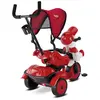 Babyhope Yupi Triycle Lüx Üç Tekerlikli Bisiklet Kırmızı-Siyah