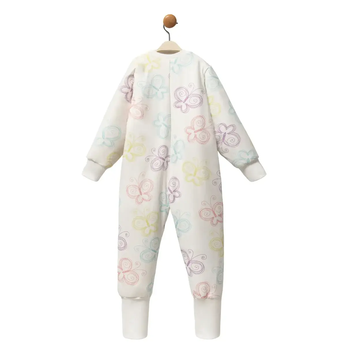 Moi Noi Uyku Tulumu Çoraplı 2,5 Tog Renkli Kelebek Desenli