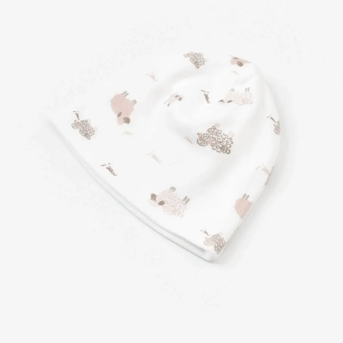 Bibaby Organik Zıbın Takımı Curly Sheep Prematüre Bej