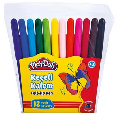 Play-Doh Keçeli Kalem 12 Renk