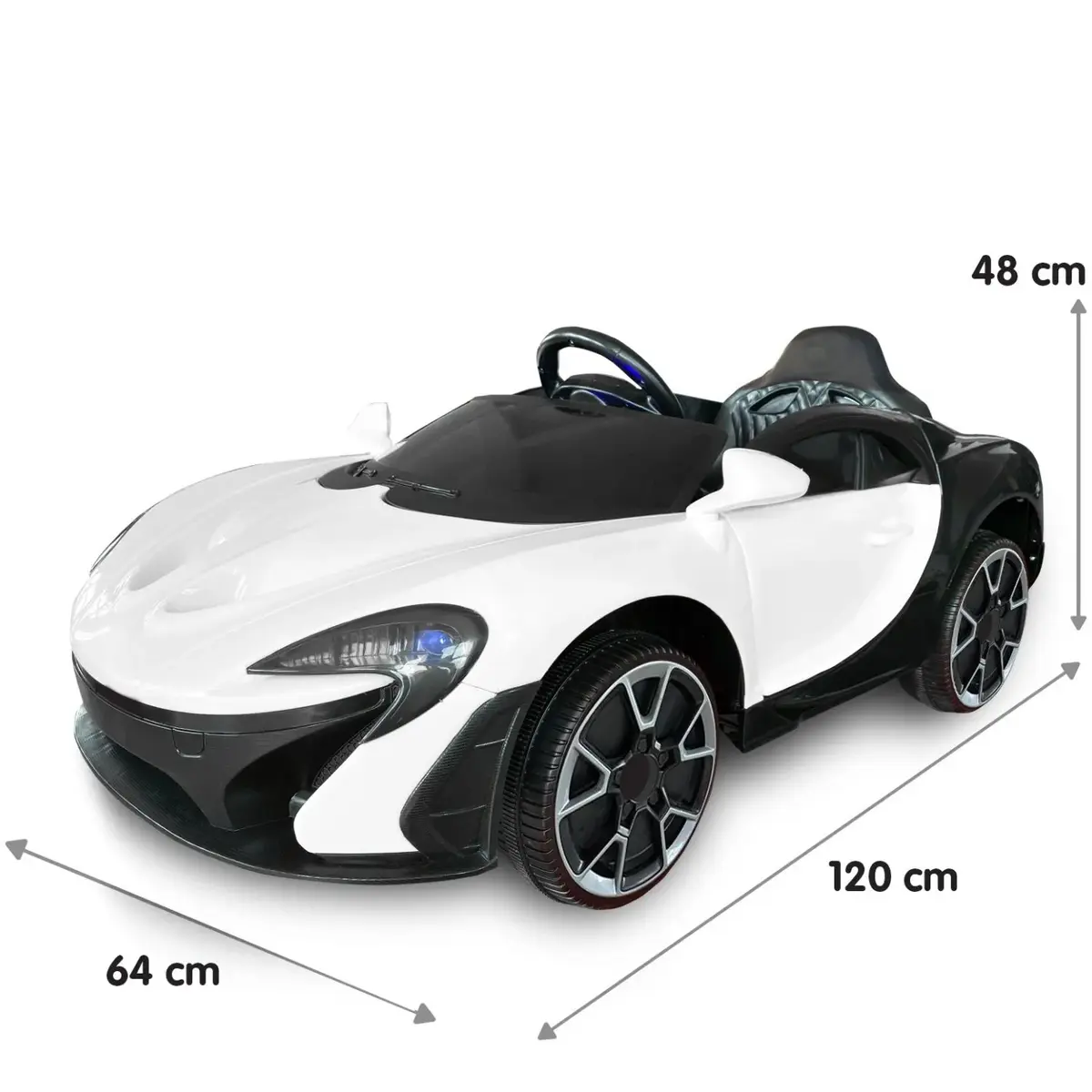 Primero Akülü Araba Kumandalı 4*2 12 Volt Beyaz