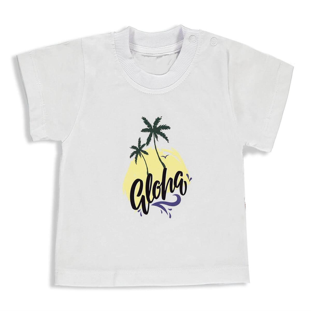Overdo 2li Takım Baskılı Tshirt Turuncu