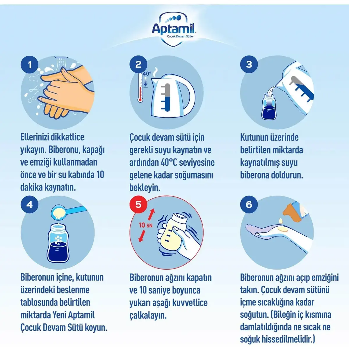 Aptamil 3 Devam Sütü 1200 Gr x3