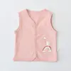 Bibaby Organik Yelek Live Color Rabbit Somon