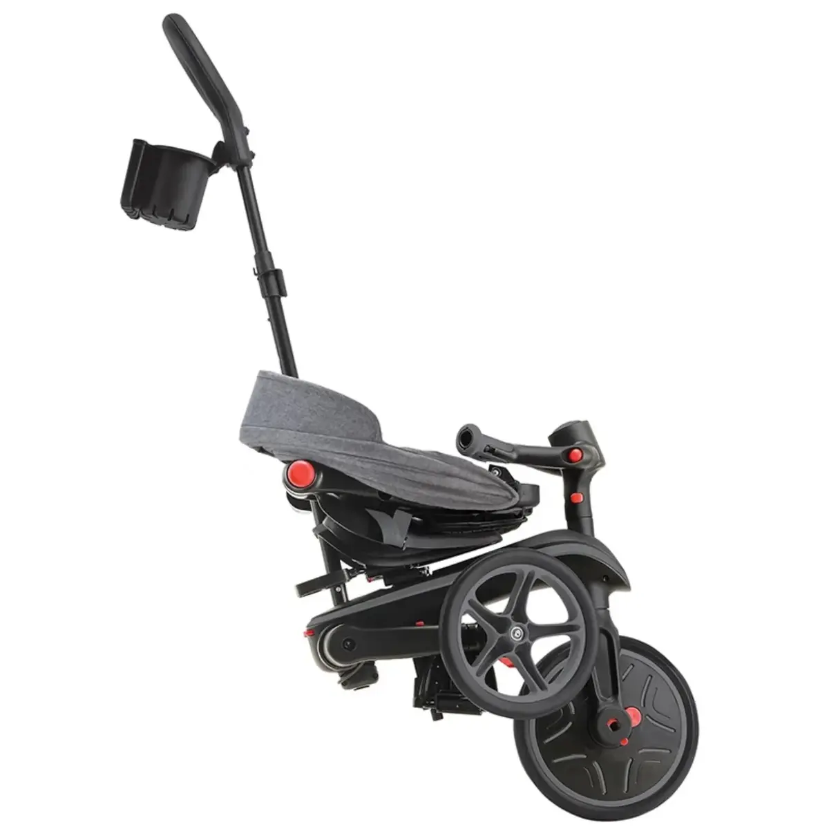 Globber Explorer 4in1 Katlanabilir Bisiklet - Siyah/Gri