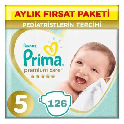 Prima Premium Care Bebek Bezi 5 Beden Juniour 18+ Kg 42li Ekonomik Paket x3