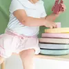 OiOi Vakum Tabanlı Silikon Tabak Porsiyon 6+ Ay Velvet Rose