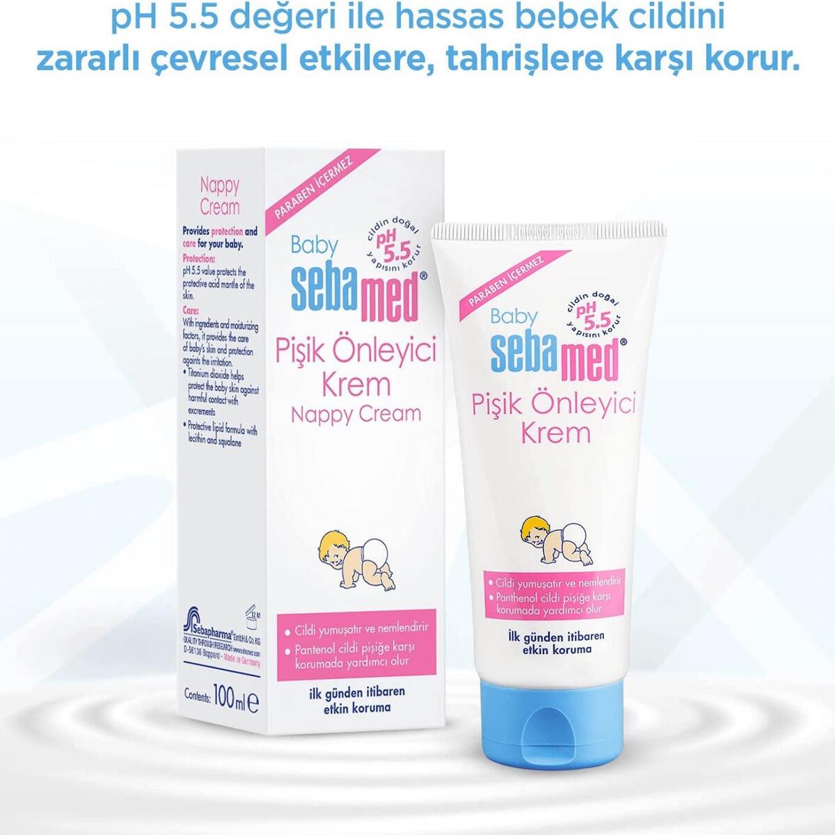Sebamed Bebek Pişik Kremi 100 ml x3