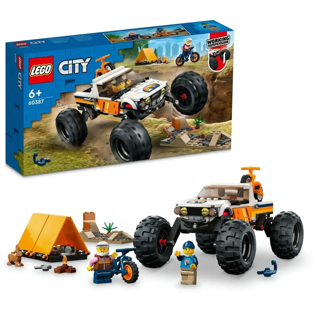 LEGO City 4x4 Arazi Aracı Maceraları Oyuncak Yapım Seti 60387