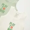 Natuline Organik Atlet Likralı Play To Win 2li Çağla Yeşili - Ekru