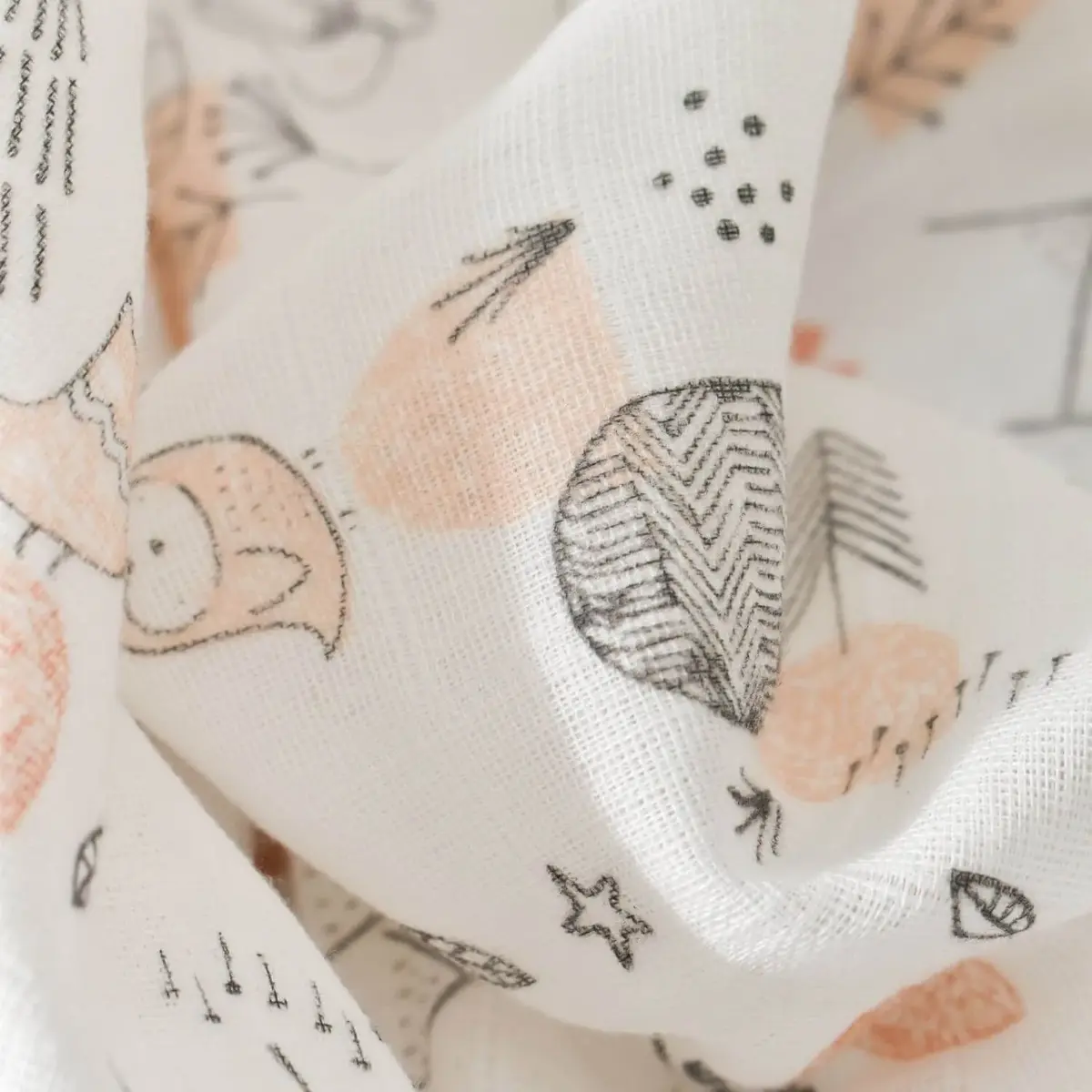 Bibaby Müslin Battaniye Mountain Ekru