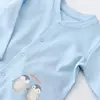 Bibaby Organik Pijama Takımı Hello New Penguins Mavi