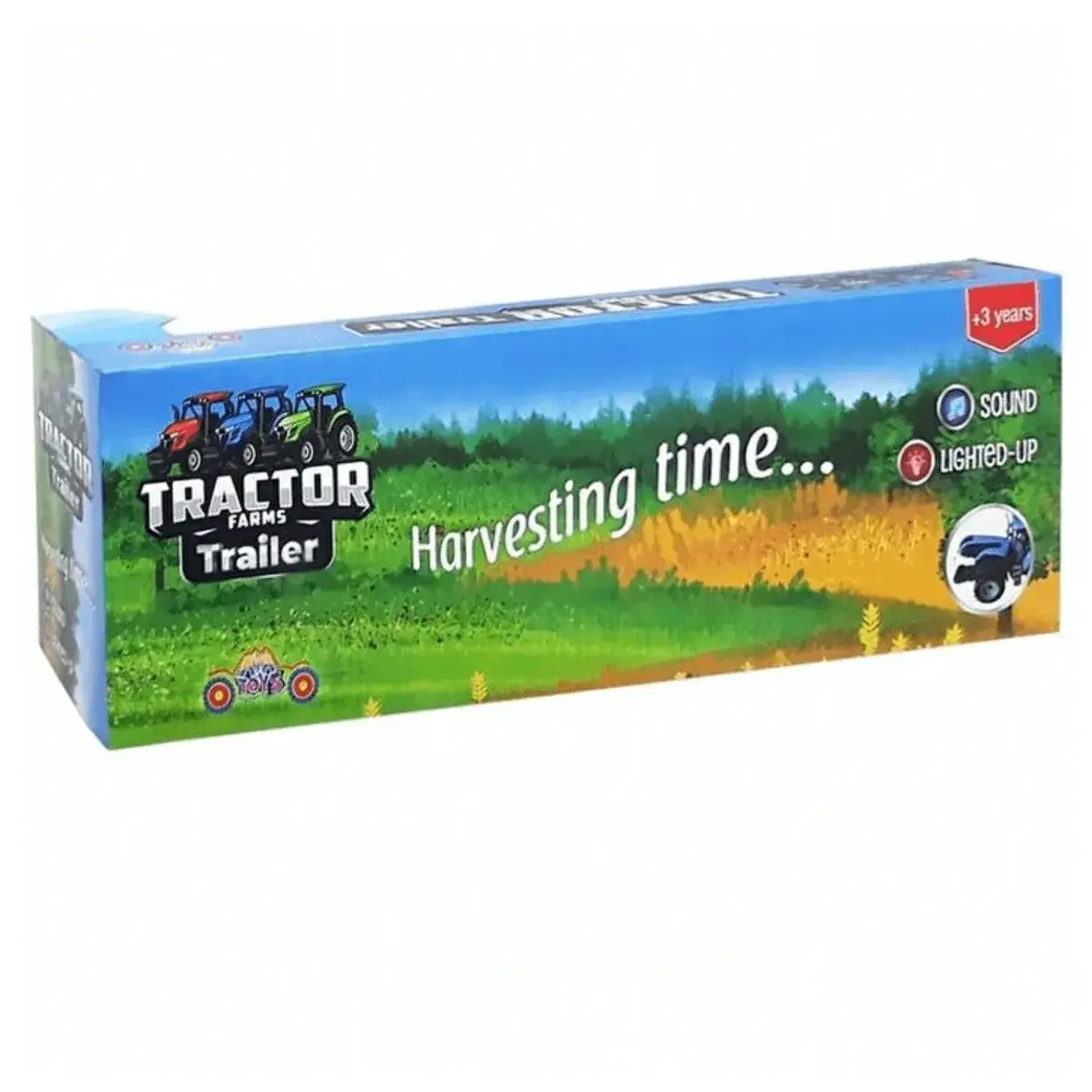 Aya Toys Romorklu Pilli Traktör