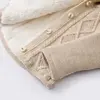 Bibaby Hırka Triko Desenli Welsoftlu Bej
