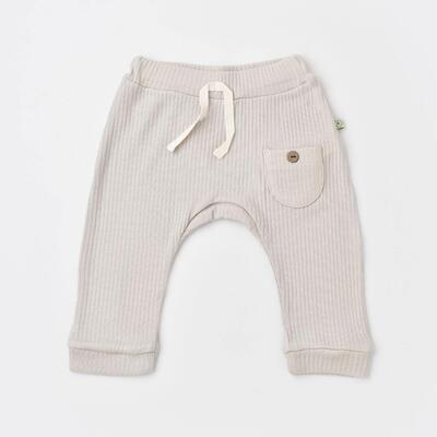 Bibaby Organik Pantolon Patiksiz Soft Modal Gri