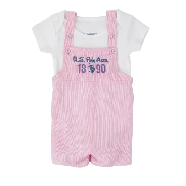 U.S. Polo Salopet Takım Pembe