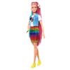 Barbie Leopar Desenli Saçlar Bebeği
