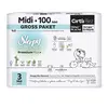 Sleepy Bebek Bezi Bio Natural 3 Numara Midi 100lü Gross Paket