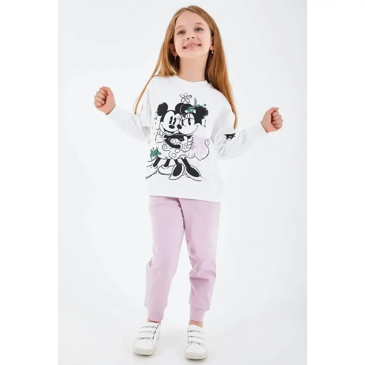 Minnie Mouse Eşofman Takımı Krem