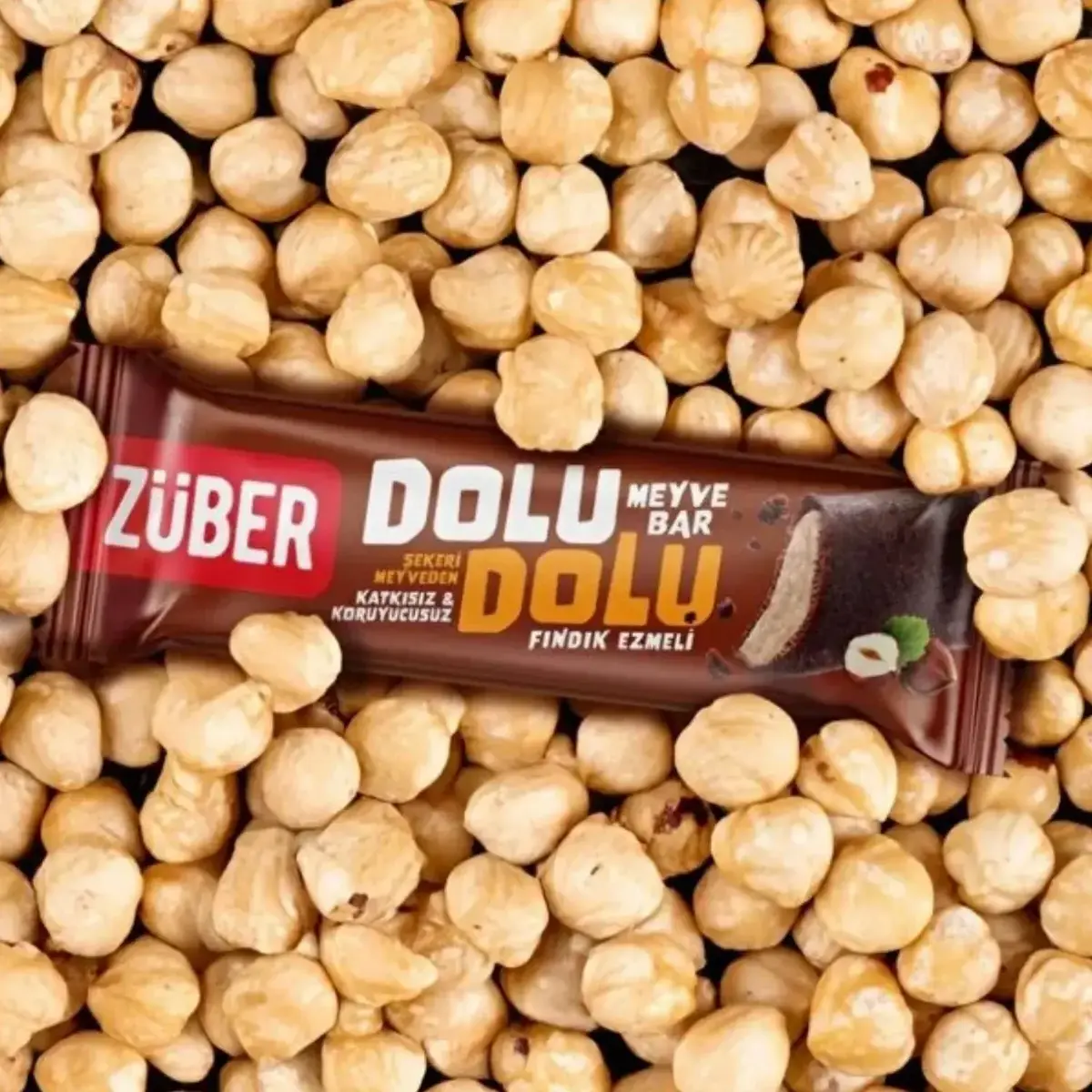 Züber Dolu Dolu Meyve Bar Fındık Ezmeli 30 gr.